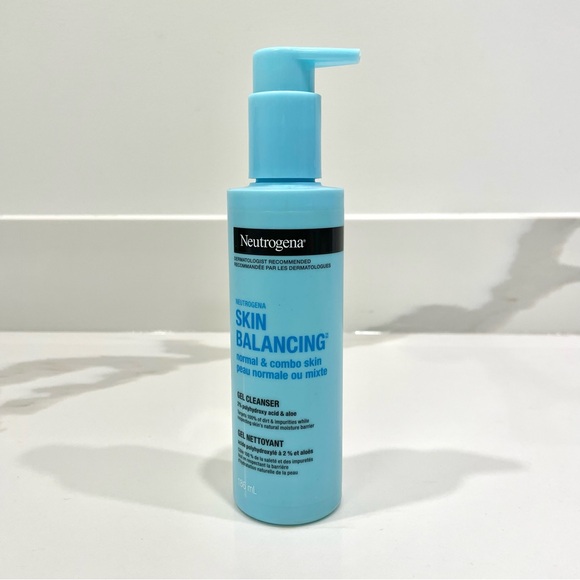 🟠5/$25 NEW Neutrogena Skin Balancing Normal & Combo Skin Gel Face Cleanser - Picture 1 of 2